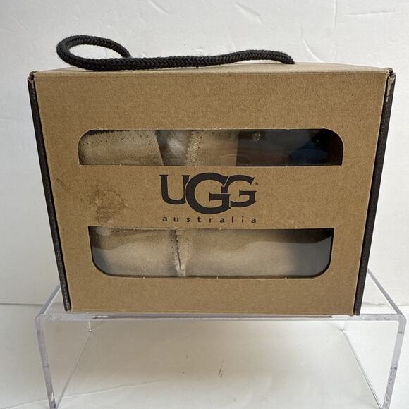 UGG AUSTRALIA INFANT TAN ERIN I BOOTIES SZ M US 4/5 AUTHENTIC NWB - Picture 10 of 14